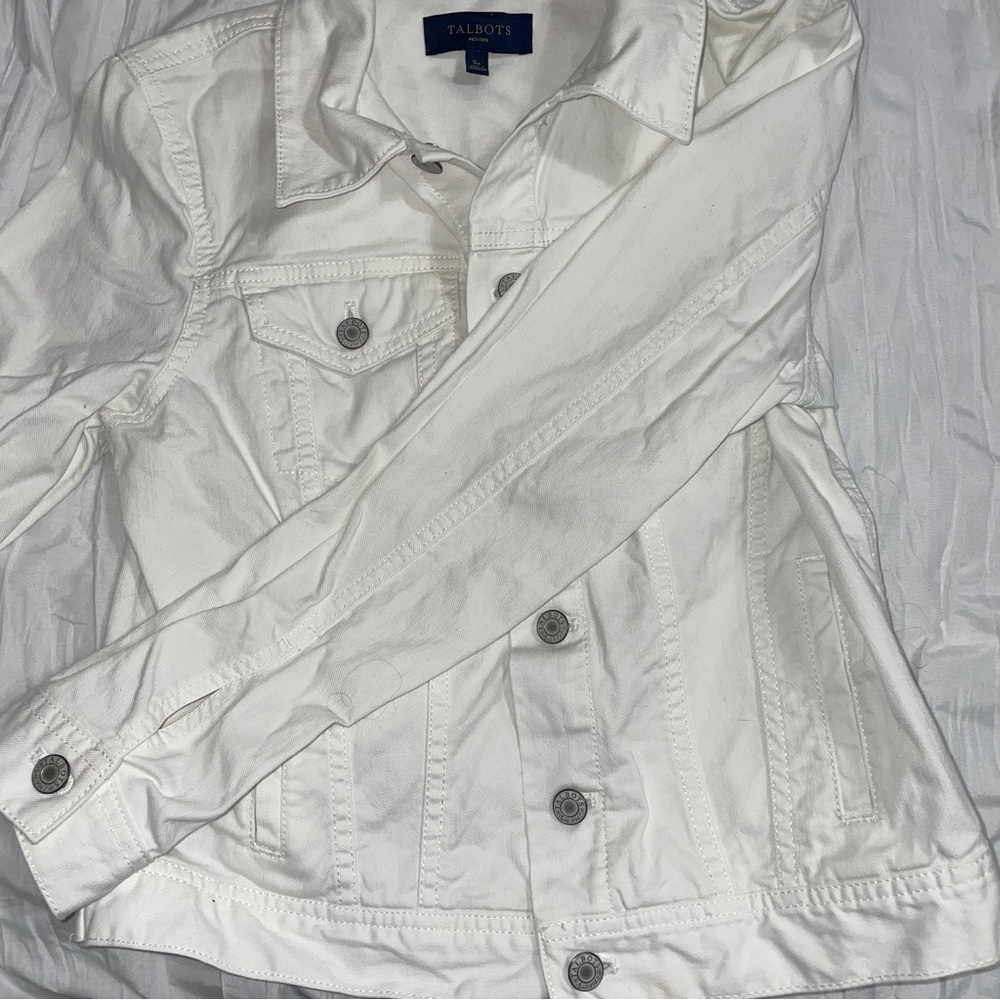 Talbots Button Jean Jacket - image 7
